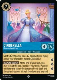 Cinderella - Unintentional Icon - Hyperia City - Disney Lorcana card