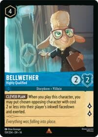 Bellwether - Highly Qualified - Hyperia City - Disney Lorcana card