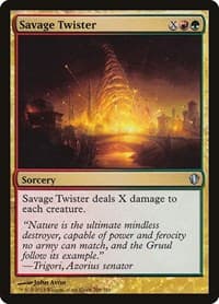 Savage Twister - Commander 2013 - Magic: The Gathering card