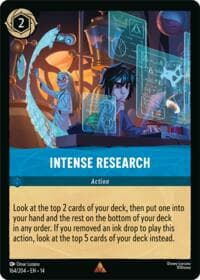 Intense Research - Hyperia City - Disney Lorcana card
