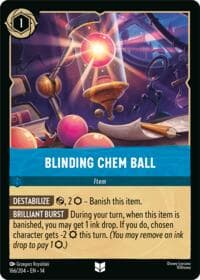 Blinding Chem Ball - Hyperia City - Disney Lorcana card