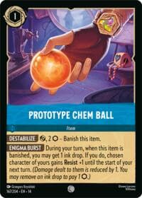 Prototype Chem Ball - Hyperia City - Disney Lorcana card
