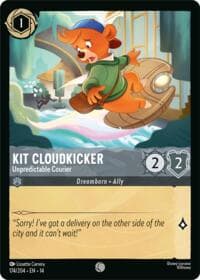 Kit Cloudkicker - Unpredictable Courier - Hyperia City - Disney Lorcana card
