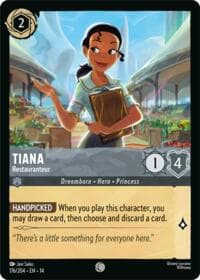 Tiana - Restauranteur - Hyperia City - Disney Lorcana card