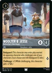 Woolter & Jesse - Bellwether's Henchmen - Hyperia City - Disney Lorcana card