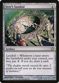 Seer's Sundial - Commander 2013 - Magic: The Gathering card