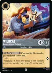 Wildcat - Unconventional Mechanic - Hyperia City - Disney Lorcana card