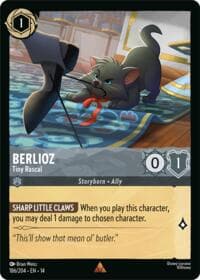 Berlioz - Tiny Rascal - Hyperia City - Disney Lorcana card