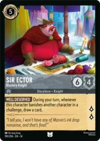 Sir Ector - Blustery Knight - Hyperia City - Disney Lorcana card