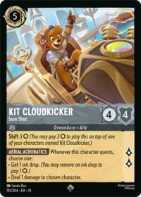 Kit Cloudkicker - Sure Shot - Hyperia City - Disney Lorcana card