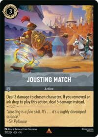 Jousting Match - Hyperia City - Disney Lorcana card