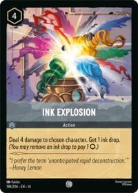Ink Explosion - Hyperia City - Disney Lorcana card