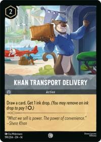 Khan Transport Delivery - Hyperia City - Disney Lorcana card
