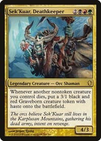 Sek'Kuar, Deathkeeper - Commander 2013 - Magic: The Gathering card
