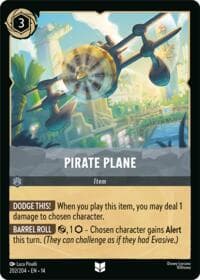 Pirate Plane - Hyperia City - Disney Lorcana card