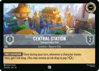 Central Station - Transportation Hub - Hyperia City - Disney Lorcana card