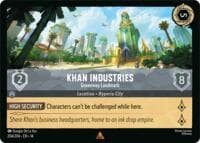 Khan Industries - Greenway Landmark - Hyperia City - Disney Lorcana card