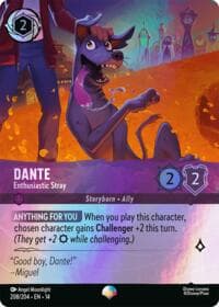 Dante - Enthusiastic Stray (Epic) - Hyperia City - Disney Lorcana card