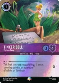 Tinker Bell - Curious Fairy (Epic) - Hyperia City - Disney Lorcana card