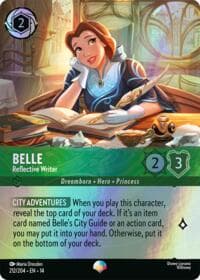 Belle - Reflective Writer (Epic) - Hyperia City - Disney Lorcana card