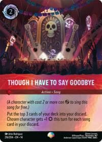 Though I Have to Say Goodbye (Epic) - Hyperia City - Disney Lorcana card
