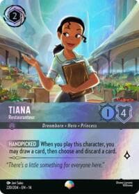 Tiana - Restauranteur (Epic) - Hyperia City - Disney Lorcana card