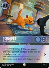 Toulouse - Rough and Tumble (Epic) - Hyperia City - Disney Lorcana card
