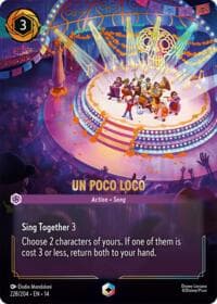 Un Poco Loco (Enchanted) - Hyperia City - Disney Lorcana card