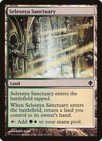 Selesnya Sanctuary - Commander 2013 - Magic: The Gathering card