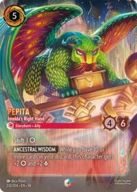 Pepita - Imelda's Right Hand (Enchanted) - Hyperia City - Disney Lorcana card