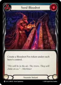 Seed Bloodrot - Mastery Pack Assassin - Flesh and Blood TCG card