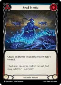 Seed Inertia - Mastery Pack Assassin - Flesh and Blood TCG card