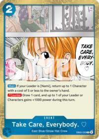 Take Care, Everybody. - Extra Booster: One Piece Heroines Edition Vol. 2 - One Piece Card Game card