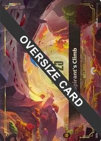 Aspirant's Climb (Oversized) - Riftbound Worlds Bundle 2025 - Riftbound: League of Legends Trading Card Game card