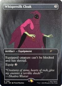 Whispersilk Cloak (7182) - Secret Lair Drop Series - Magic: The Gathering card