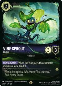 Vine Sprout - Flicker - Illumineer's Quest: The Great Hunny Rescue - Disney Lorcana card