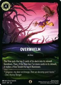 Overwhelm - Illumineer's Quest: The Great Hunny Rescue - Disney Lorcana card