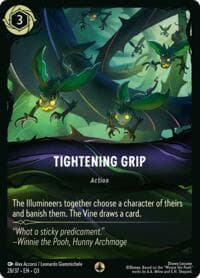 Tightening Grip - Illumineer's Quest: The Great Hunny Rescue - Disney Lorcana card