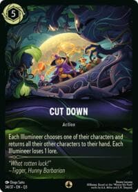 Cut Down - Illumineer's Quest: The Great Hunny Rescue - Disney Lorcana card