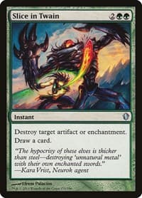 Slice in Twain - Commander 2013 - Magic: The Gathering card