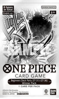 Beginners Deck Party [ST-31] - [ST-36] Winner Pack - One Piece Promotion Cards - One Piece Card Game card