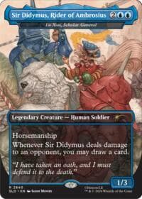 Sir Didymus, Rider of Ambrosius - Lu Xun, Scholar General - Secret Lair Drop Series - Magic: The Gathering card