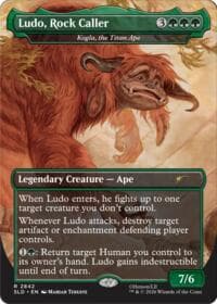Ludo, Rock Caller - Kogla, the Titan Ape - Secret Lair Drop Series - Magic: The Gathering card
