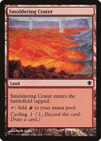 Smoldering Crater - Commander 2013 - Magic: The Gathering card