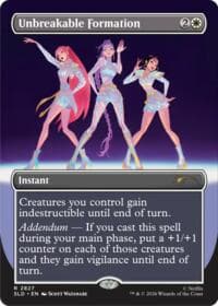 Unbreakable Formation (2827) - Secret Lair Drop Series - Magic: The Gathering card