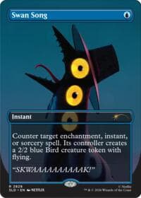 Swan Song (2829) - Secret Lair Drop Series - Magic: The Gathering card