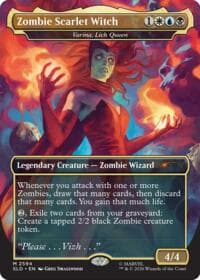 Zombie Scarlet Witch - Varina, Lich Queen - Secret Lair Drop Series - Magic: The Gathering card