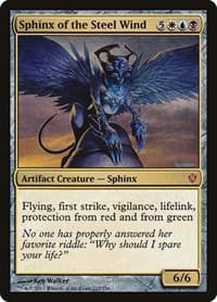Sphinx of the Steel Wind - Commander 2013 - Magic: The Gathering card