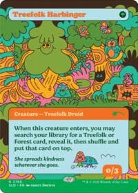 Treefolk Harbinger - Secret Lair Drop Series - Magic: The Gathering card
