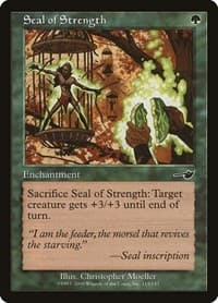 Seal of Strength - Nemesis - Magic: The Gathering card